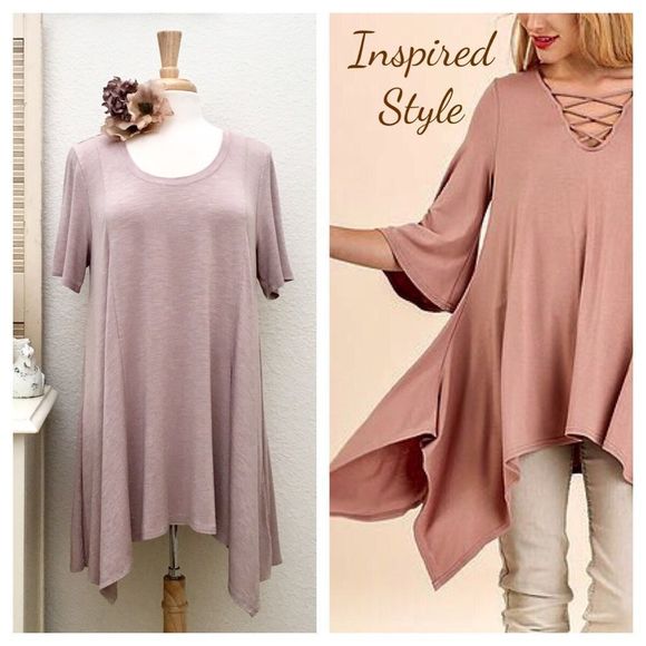 LOGO Lori Goldstein Stretch Rayon Trapeze Tunic, M - Picture 2 of 9